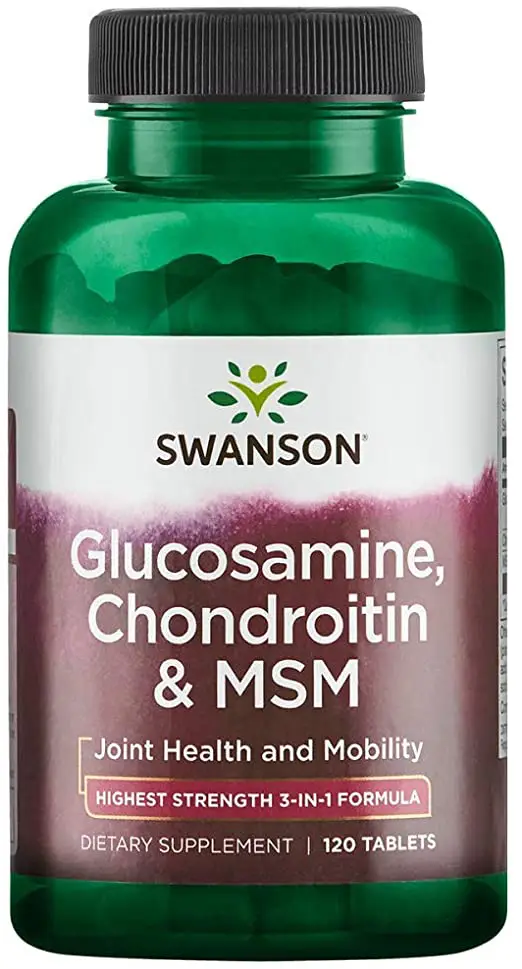 Glucozamina, Condroitina si MSM, 120 tablete -  Swanson