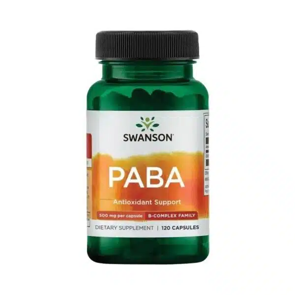 PABA (Acid Para-Aminobenzoic), 500 mg, 120 capsule